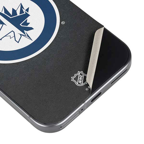 NHL Winnipeg Jets Black Background Pixel 9 Pro XL Skin